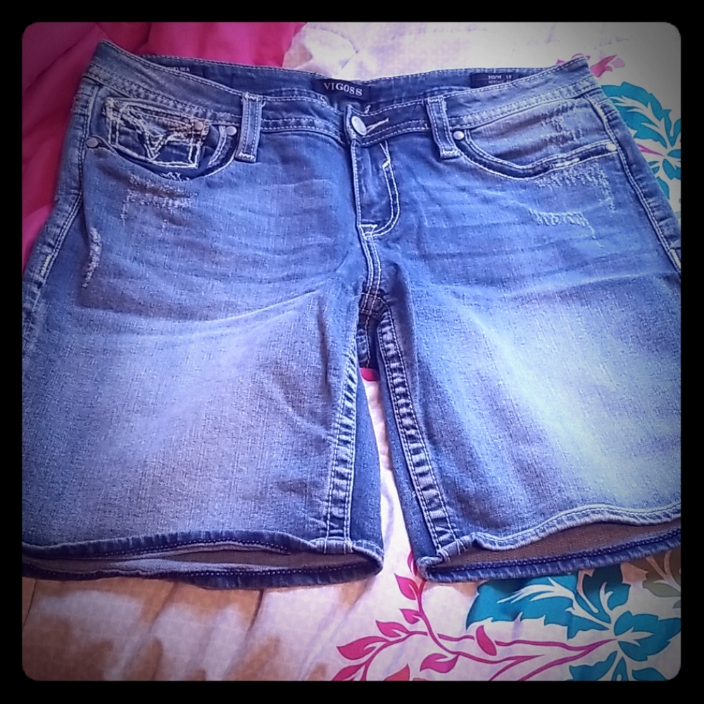 Vigoss denim Bermuda shorts